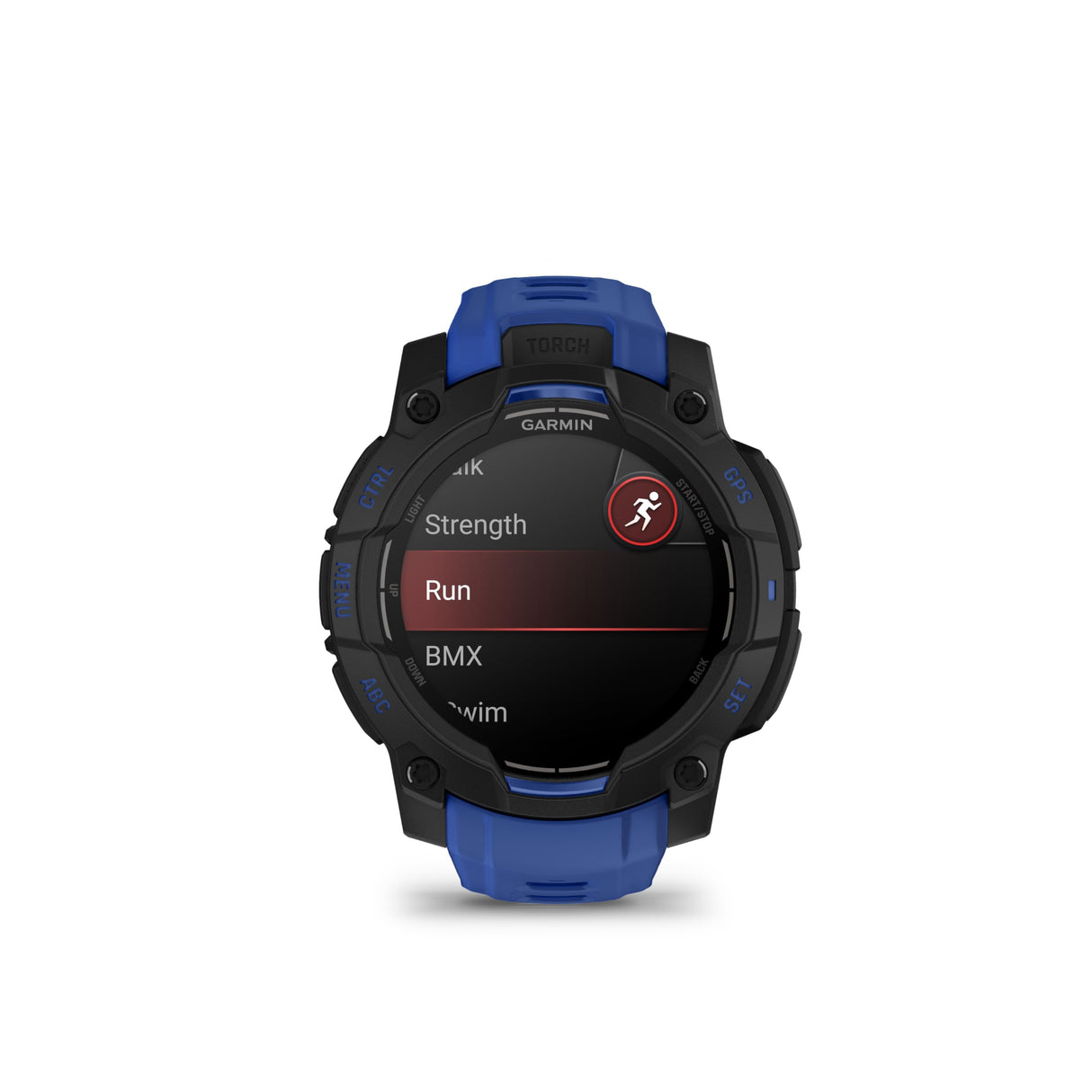 Garmin Instinct 3, Reloj Inteligente con GPS, Pantalla AMOLED de 45 mm, Resistente al Agua, Aplicaciones Deportivas integradas, Monitorización de la Salud, Linterna LED, hasta 18 días autonomía, Azul