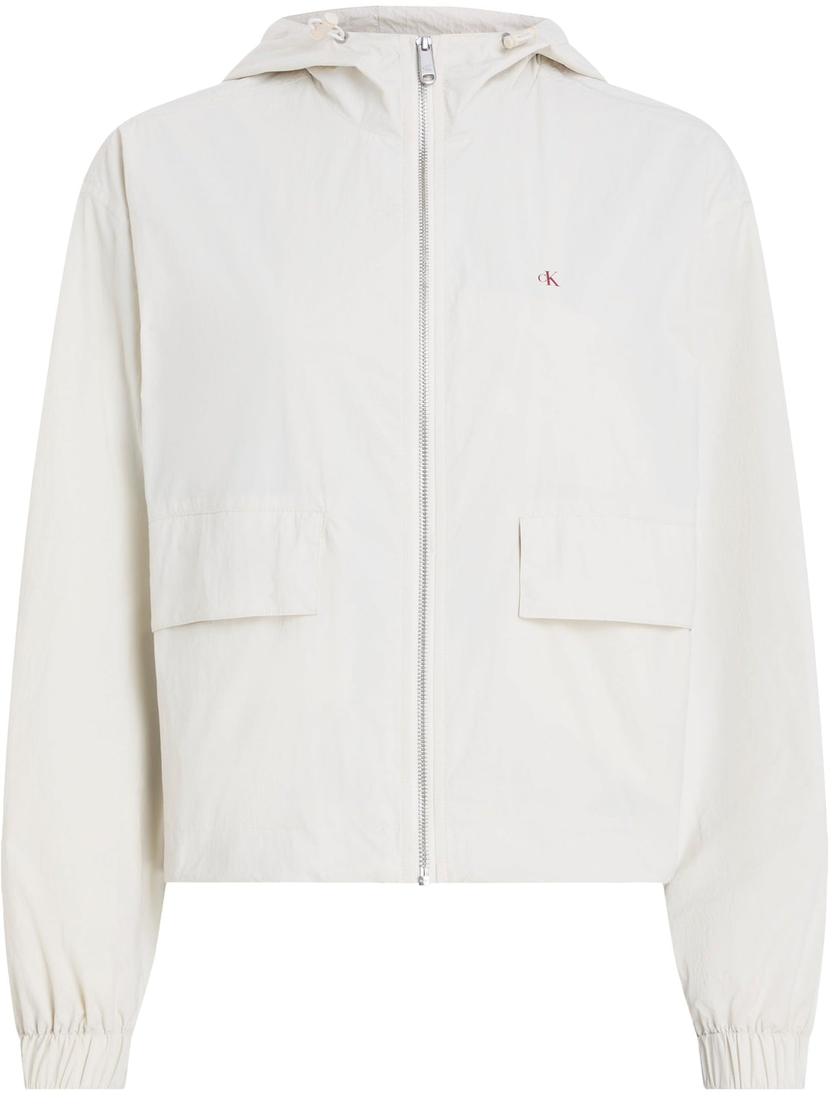 Calvin Klein Cortavientos Mujer Cotton Nylon fino, Beige (Tofu), XL