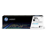 HP 201X CF400X, Negro, Cartucho Tóner Original, de 2.800 páginas, para impresoras HP Color LaserJet Pro serie 252, 274 y 277