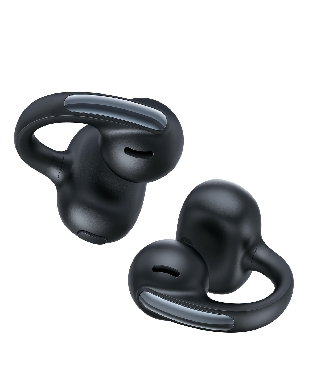 Baseus MC1 Auriculares Abiertos, Auriculares Bluetooth con Clip & 40H de Autonomía, Calidad de Sonido HiFi Bass Ai, Cómodos & Ligeros (5,2 g), Clip con Protección IP57 contra el Polvo & el Agua