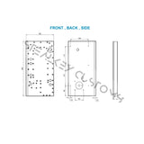 Stealkey Customs Lian Li O11D Mini MK1 Distroplate DDC - Acryl
