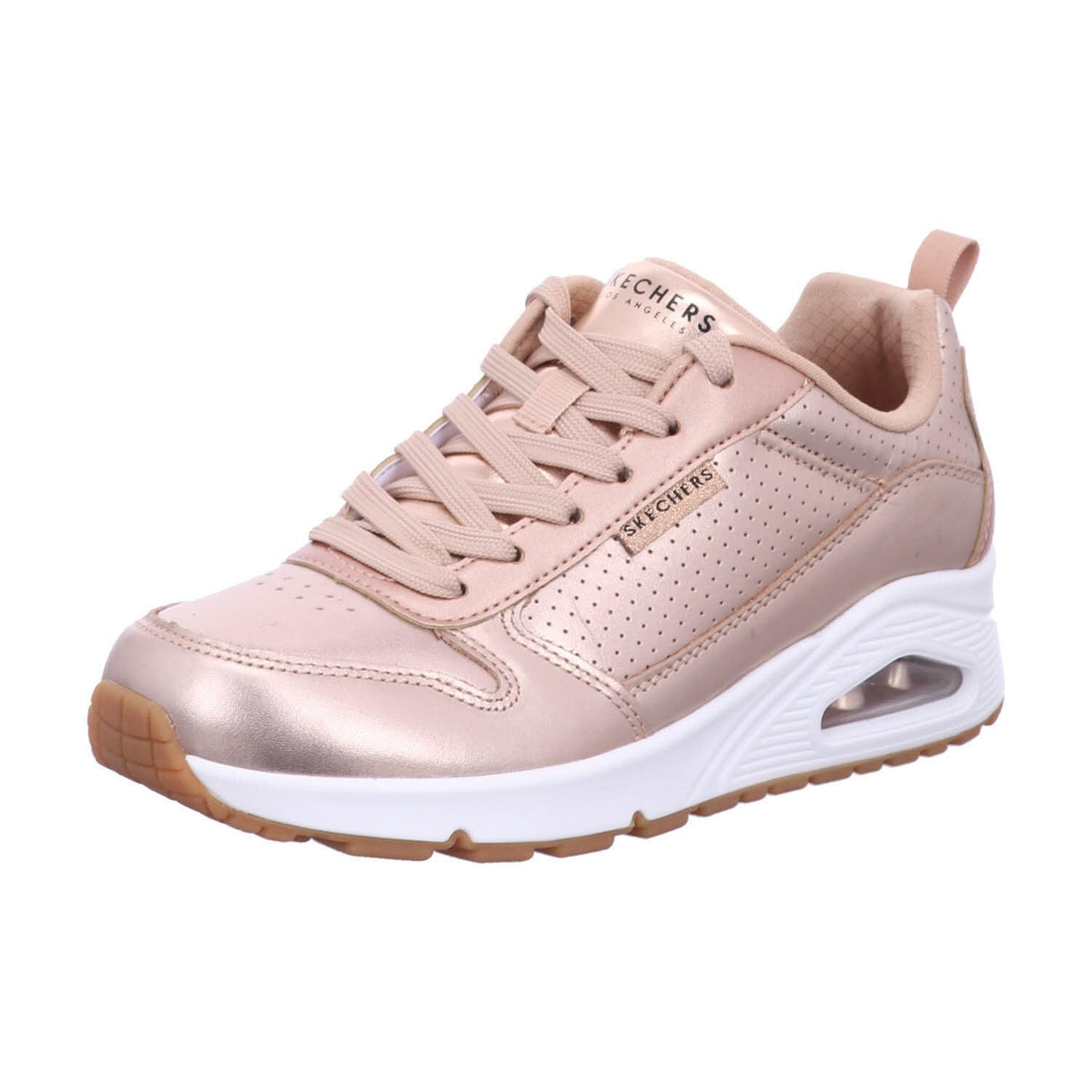 Skechers Uno- Metallixs, Zapatillas Mujer, Oro Rosa, 40 EU