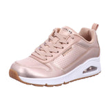 Skechers Uno- Metallixs, Zapatillas Mujer, Oro Rosa, 40 EU