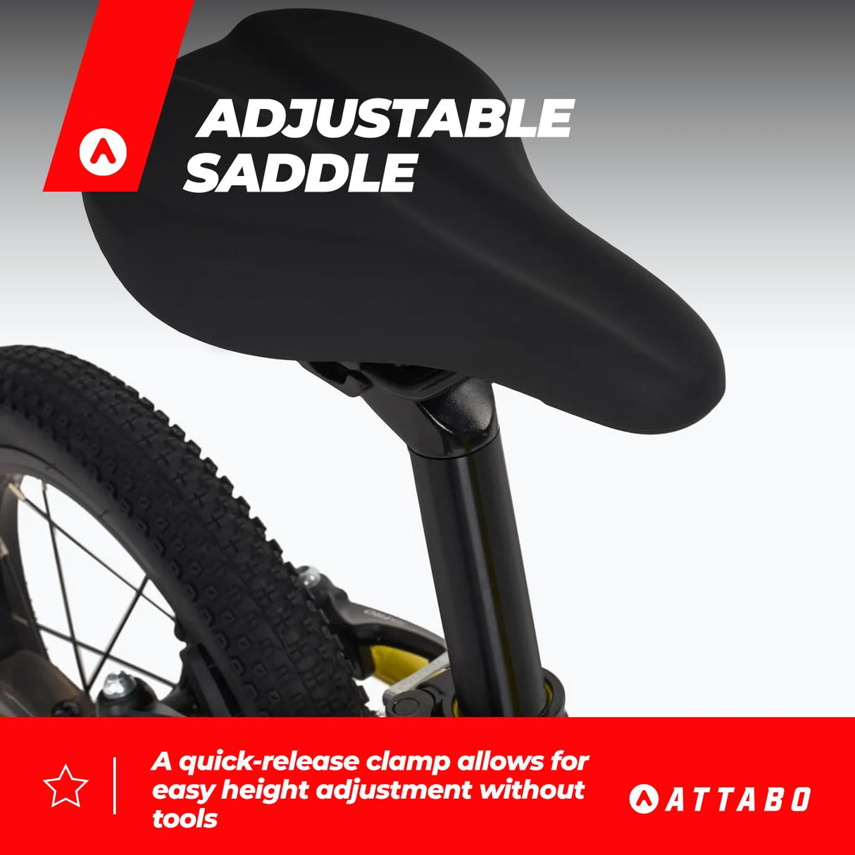 ATTABO Ease 14" Atb-b5i031-vt Bicicleta, Amarillo