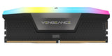 Corsair VENGEANCE RGB DDR5 32GB (2x16GB) 7000MHz C34 Kit de Memoria Optimizada Intel Para Equipos de Sobremesa - Iluminación RGB Dinámica de Diez Zonas - Perfiles Intel® XMP 3.0 Personalizados - Negro