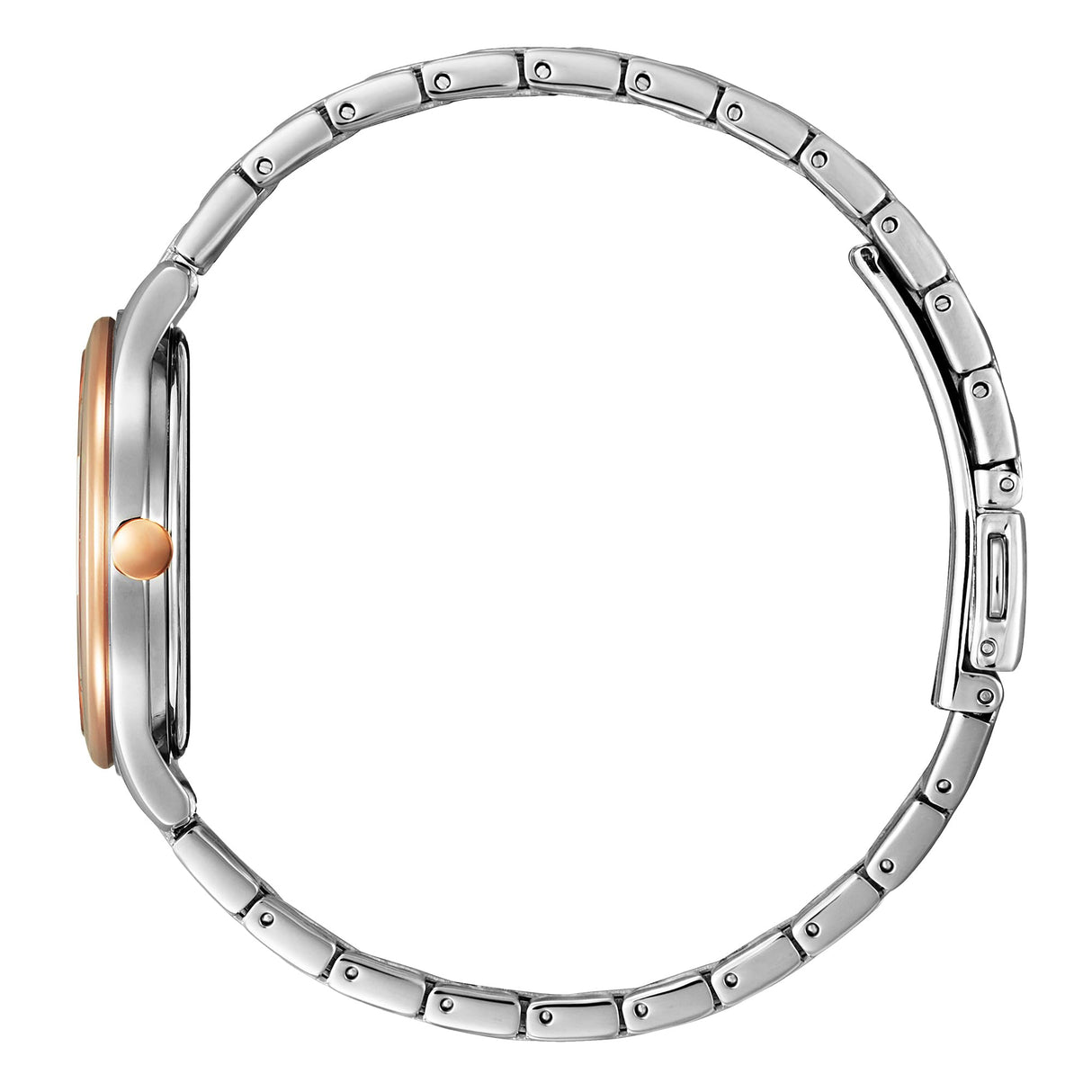 CITIZEN Reloj Analógico para Mujer de Eco-Drive con Correa en Acero Inoxidable EM0506-77A