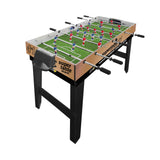 Sport1 Maxi Supertable futbolín multijuego 4 en 1. Futbolín tamaño 122 x 60 x 81,5 cm. Tarjeta de casa Multiusos: futbolín 4 vs 4, Ping Pong, Hockey, Billar. Incluye Accesorios