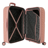 Pepe Jeans Carina Maleta mediana Rosa 48x70x28 cms Rígida ABS Cierre TSA integrado 79L 3,22 kgs 4 Ruedas dobles