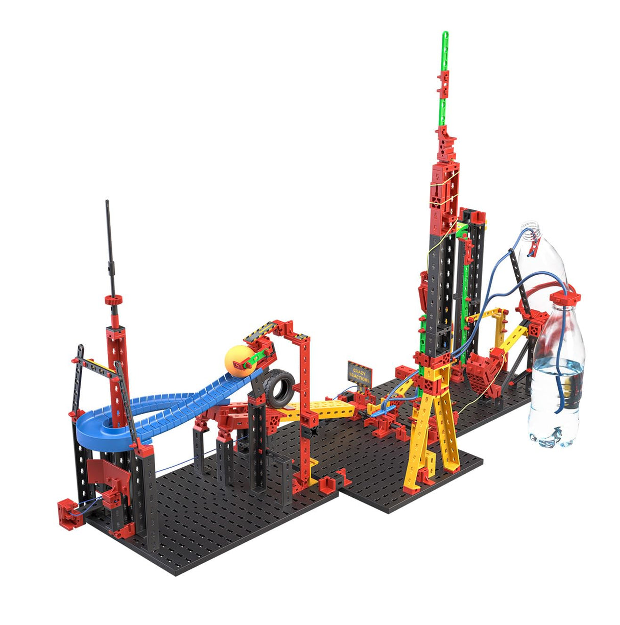 fischertechnik Crazy Reactions 569018 – kit de construcción para niños, con reacciones en cadena, a partir de 8 años