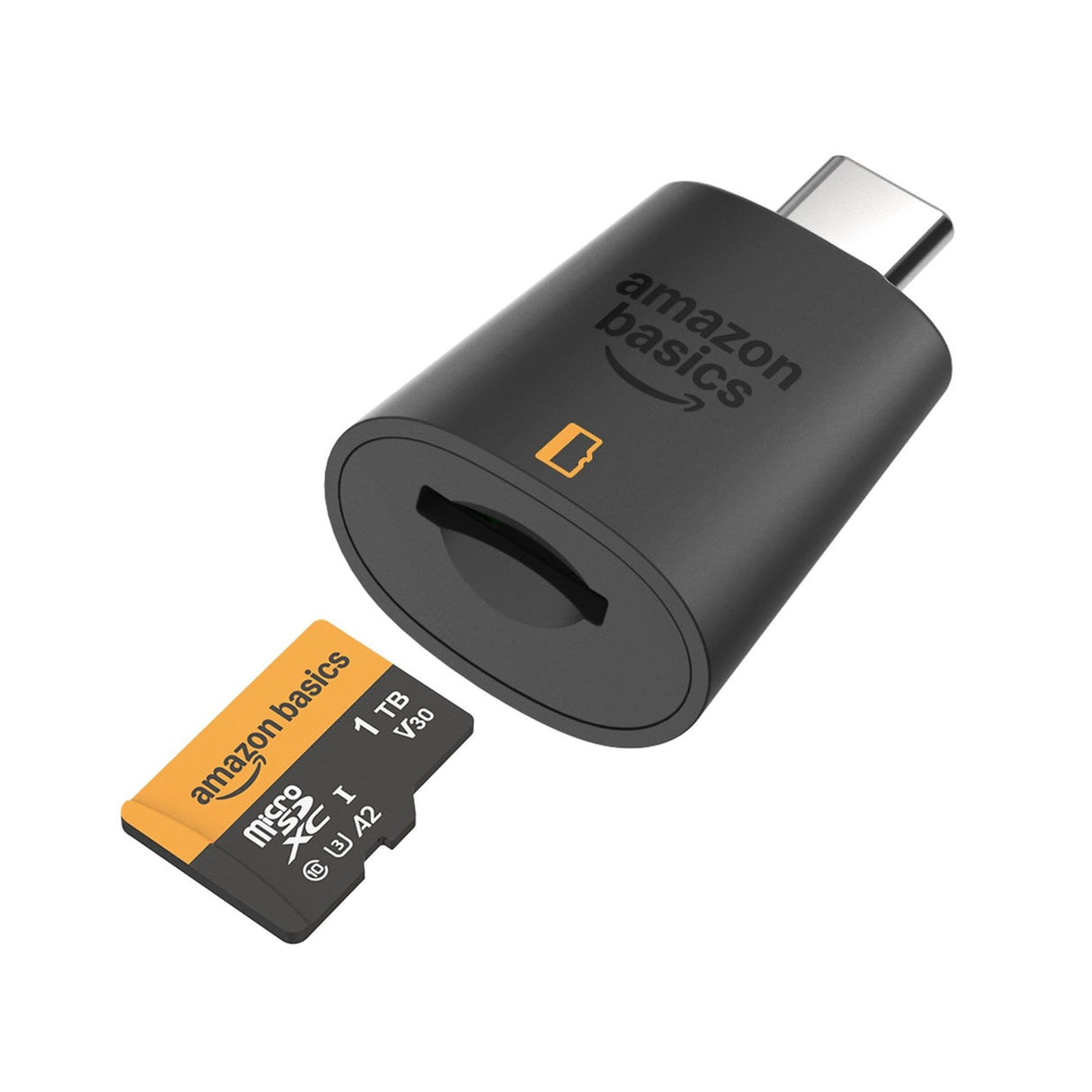 Amazon Basics Tarjeta MicroSDXC de 1 TB con Adaptador, Velocidad de Lectura de hasta 200 MB/s, Paquete de 1