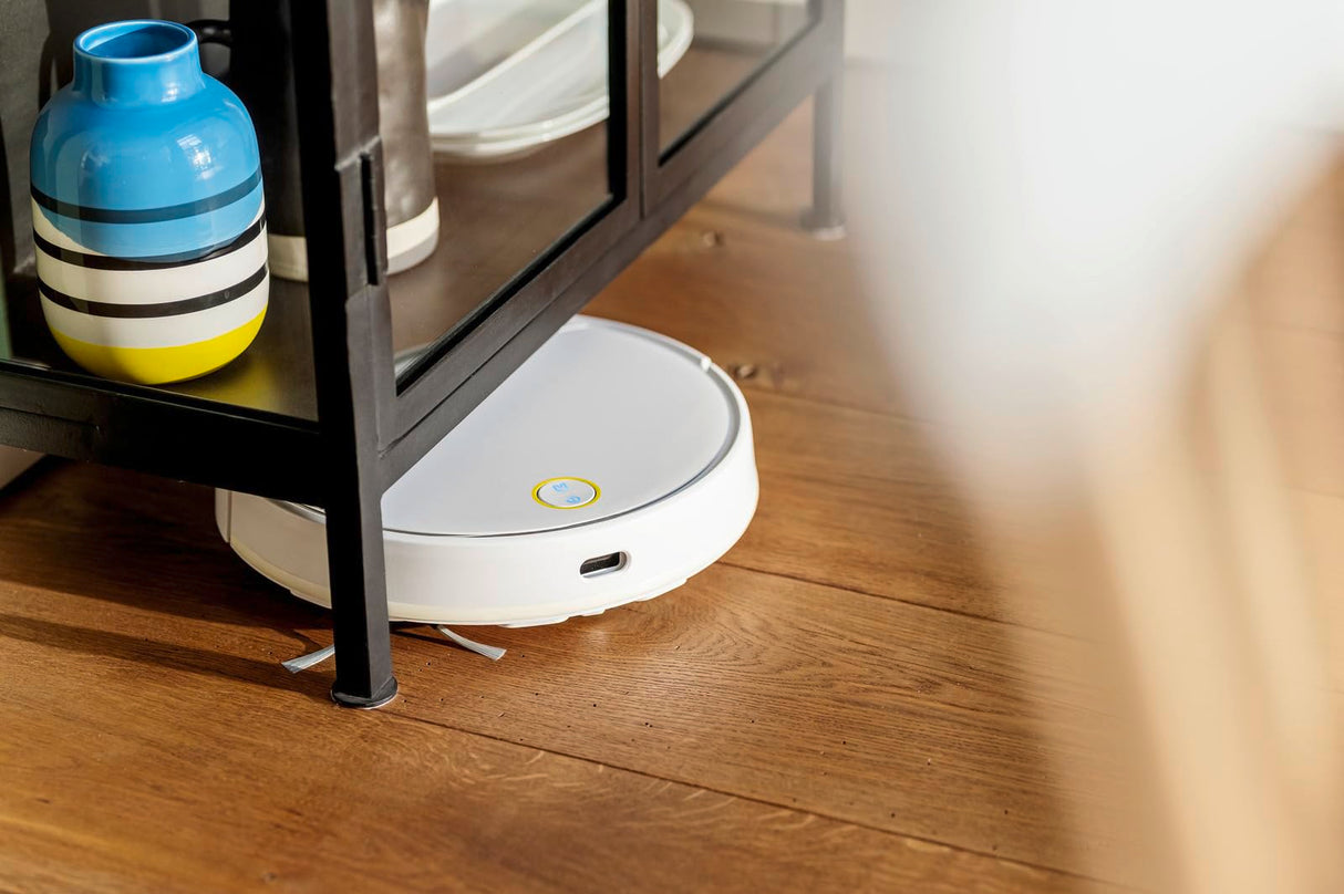 Kärcher, Robot Aspirador RCV 3, App Inteligente, Navegación láser LiDAR, Cartografía, Reconocimiento del Entorno, 2500 Pa, Autonomía de 120 min, para Suelos Duros y alfombras, Blanco