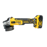 DEWALT DCG405P3-QW - 125mm Cordless Grinder 18V 3 Batteries 5.0 Ah Charger and TSTAK Case