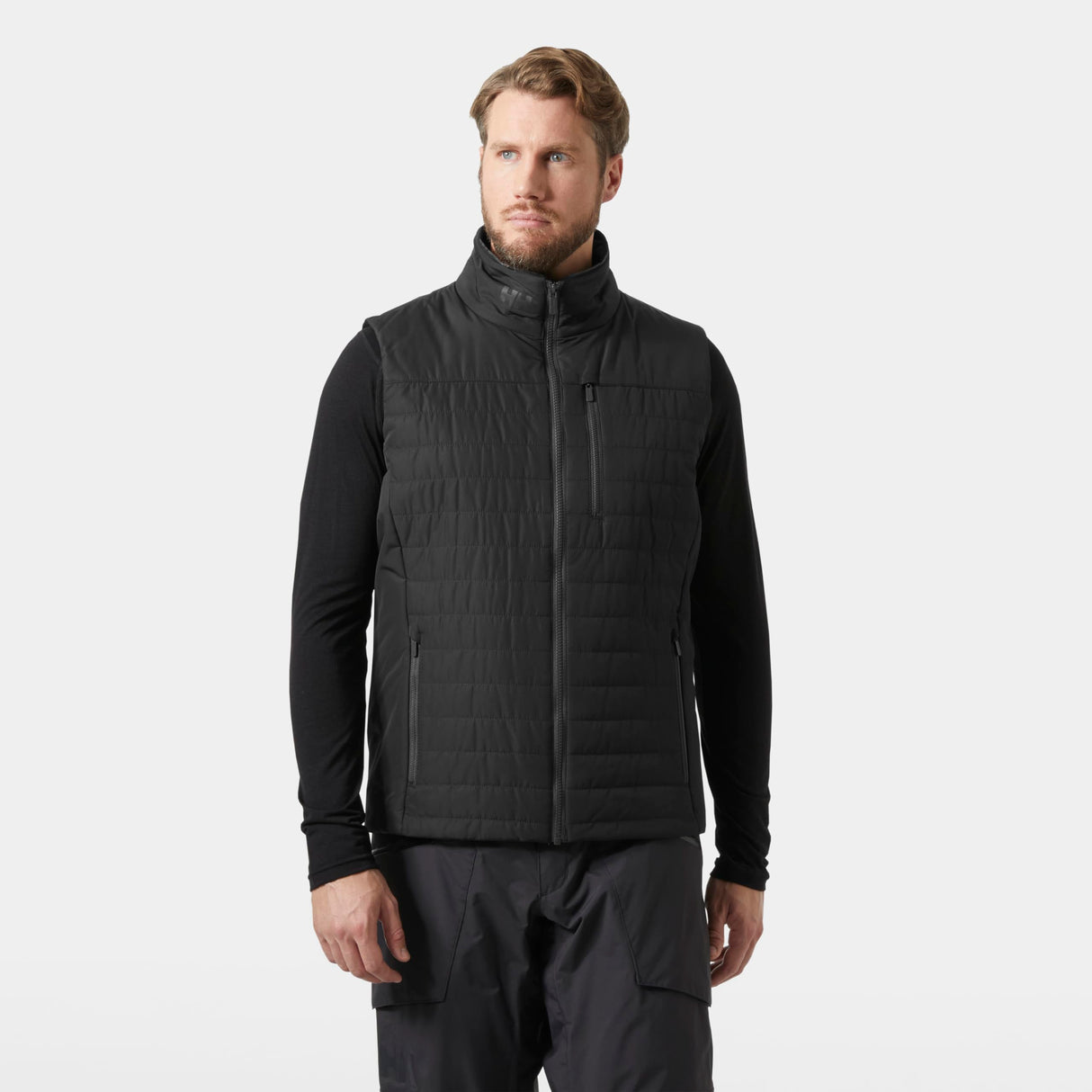 Helly Hansen Hombres Chaleco aislante Crew 2.0, Ébano, 2XL