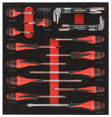 KS Tools 714.0158 Composición de 158 herramientas 3 cajones para carro