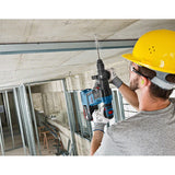Bosch Professional GBH 18V-26 F - Martillo perforador combinado a batería (18V, 2,6 J, Ø máx. hormigón 26 mm, SDS plus, 2 baterías 5,5 Ah ProCORE18V, en L-BOXX 136), Negro, Rojo, Azul, en L-BOXX