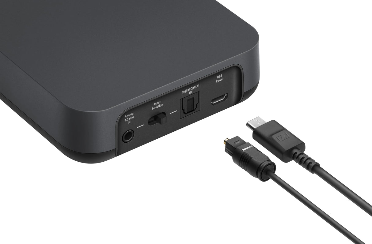 Sennheiser Transmisor de audio Bluetooth 508258 BT T100 para Hi-Fi o entretenimiento en el hogar Negro