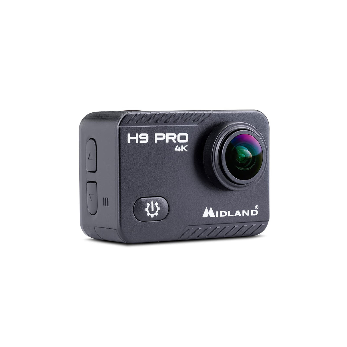 MIDLAND - Cámara Acción 4K H9 Pro WiFi con Mando a Distancia, Cámara Deportiva y Acuática 30 m, 2H de Autonomía, 30fps, Fotos 20MP, Pantalla Táctil IPS, 7 Modos de Video, Control por Smartphone