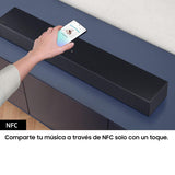 Samsung Barra de Sonido HW-C400/ZF - Subwoofer Integrado, Surround Sound Expansion (SSE), Conexión a TV por Bluetooth, One Remote Control y Modo Noche