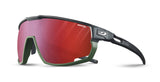Julbo Rush Gafas DE Sol, Negro/Army, L Unisex Adulto