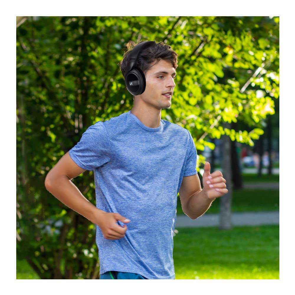 Sennheiser Auriculares HD 569 para colocar alrededor de la oreja y la parte trasera cerrada, color negro