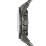Armani Exchange Reloj para hombre, movimiento cronógrafo de cuarzo y caja de 45 mm con correa de acero inoxidable, Gris