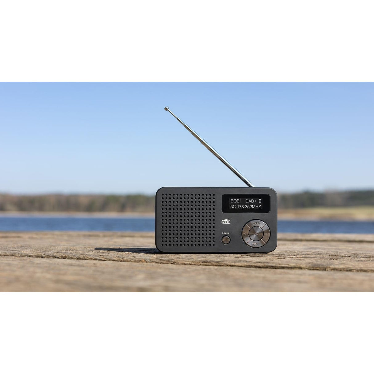 IMPERIAL DABMAN 13 (Dab+, FM, Altavoz, Pantalla, USB, MicroSD, Funcionamiento con batería, batería, pequeño, Control de Botones), Color Negro