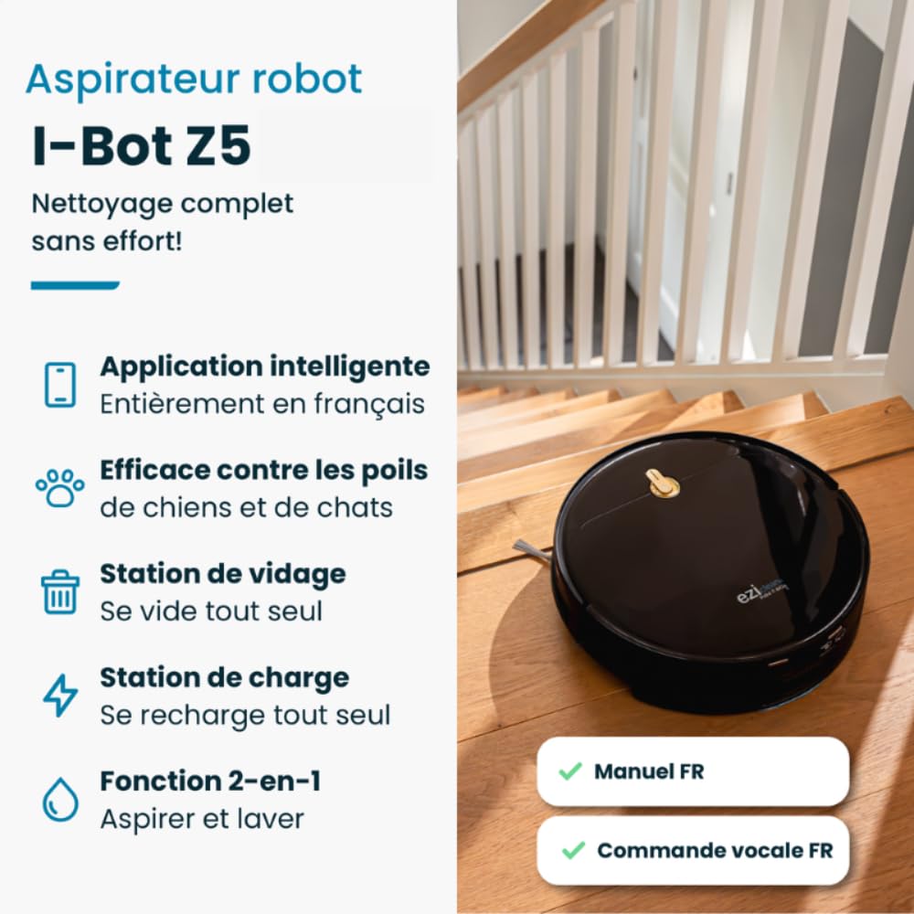 EZICLEAN Robot Aspirador Conectado I-BOT Z5