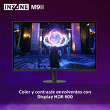Sony INZONE M9II Monitor Gaming, 27 Pulgadas, 4K Ultra HD: Resolución 2160p, Frecuencia actualización 160 Hz, 1 ms GTG, Espectro DCI-P3 95%, Full Array LED, G-Sync, Adaptive Sync, VRR, Negro