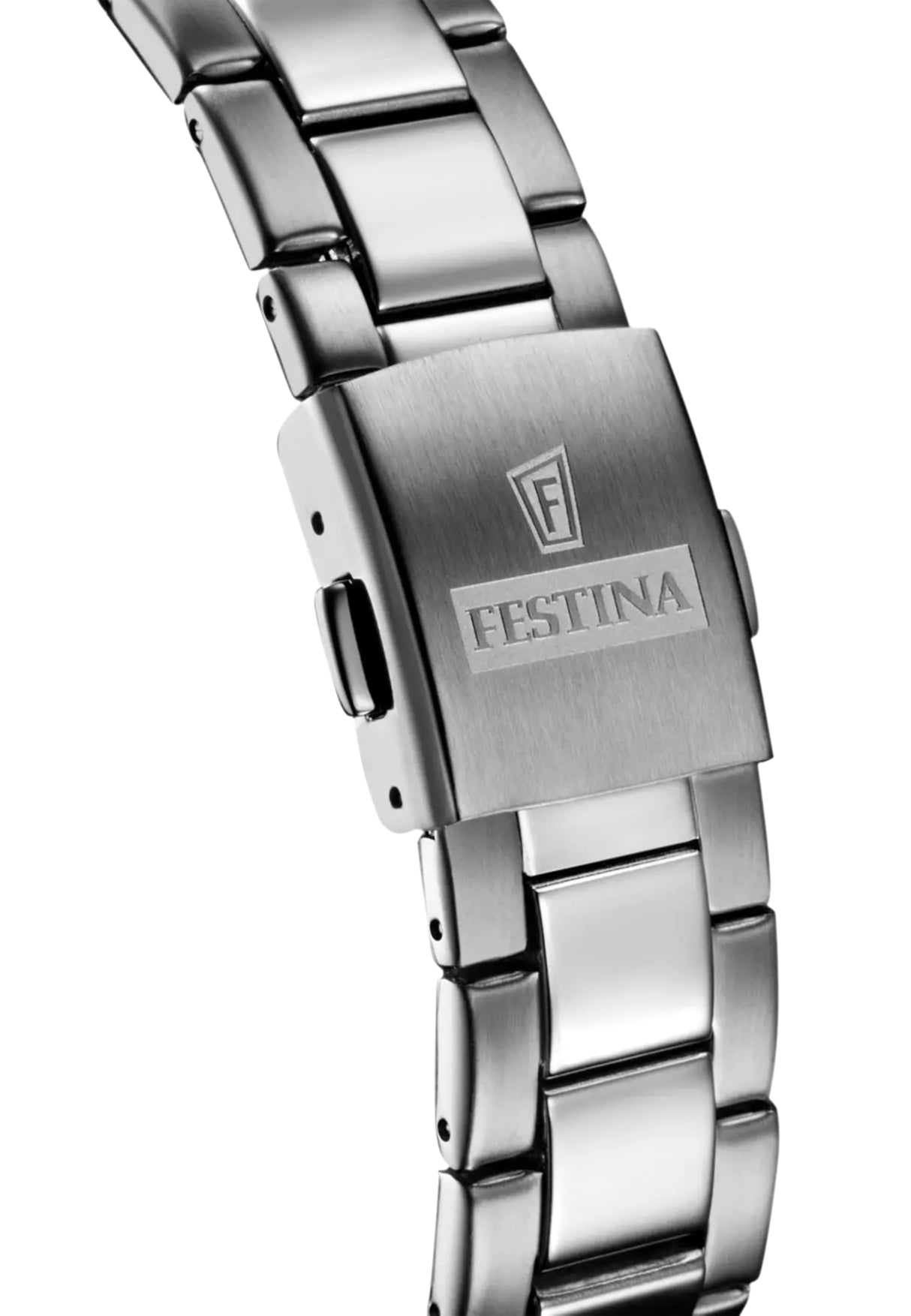 Reloj FESTINA para Unisex F20703/1 Ceramic Caja de Acero Inoxidable 316l Negro Correa de Acero Inoxidable 316l Gris