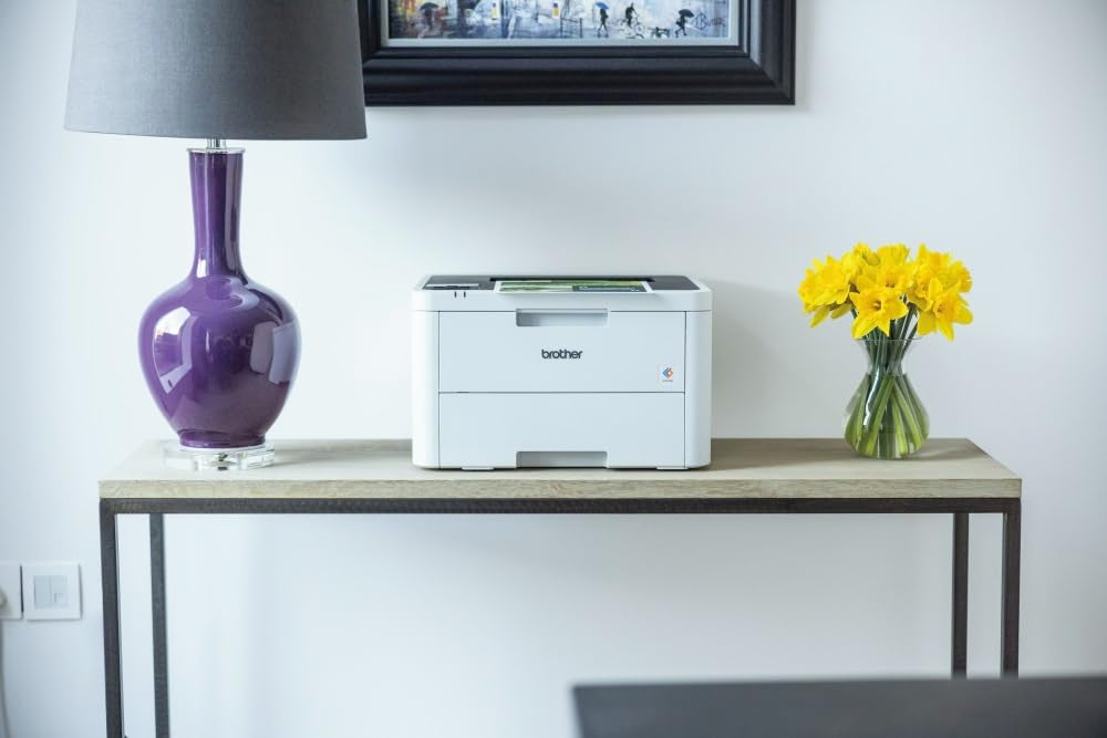 Brother HLL3240CDW, Impresora láser LED Color con Red Cableada y WiFi, impresión automática a Doble Cara