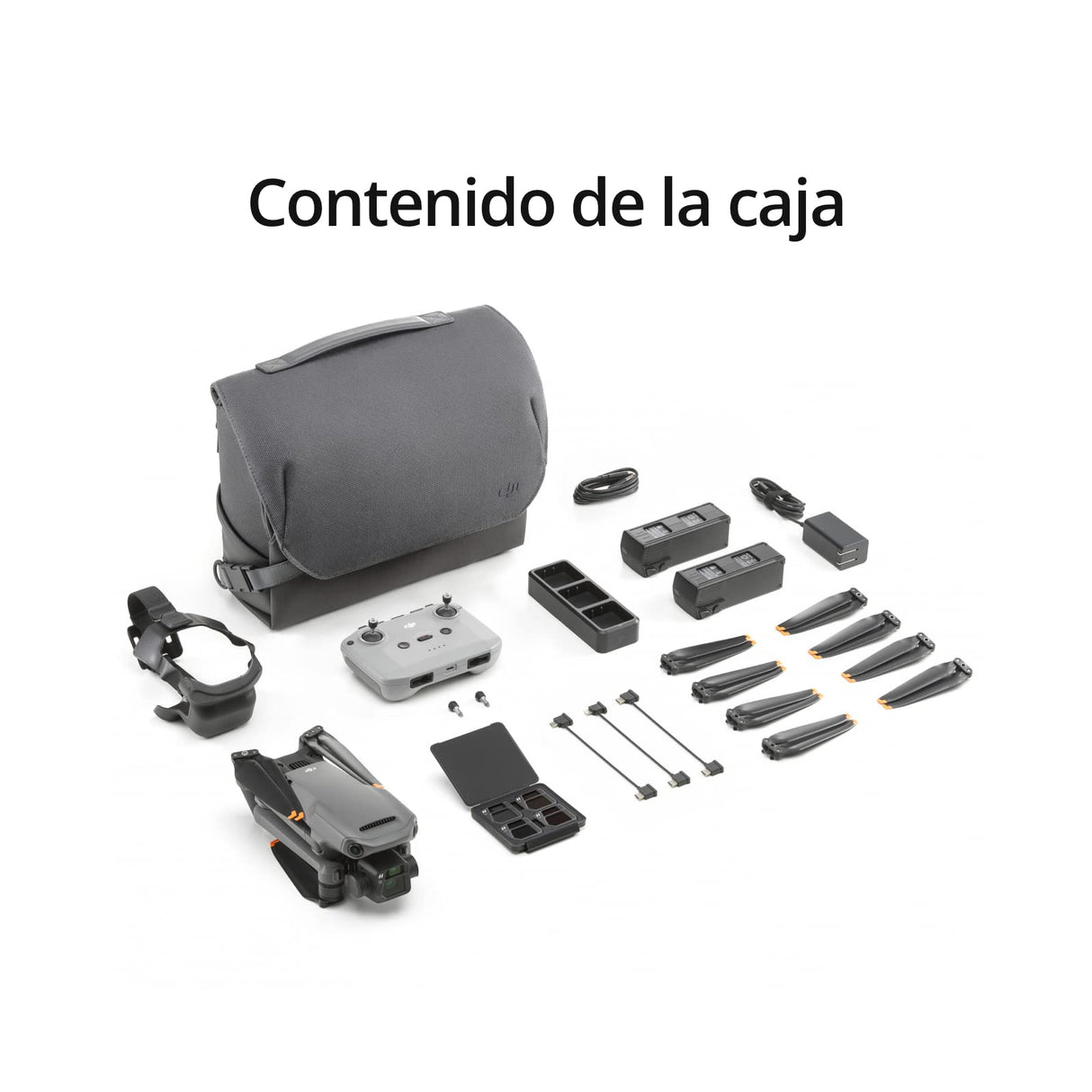 DJI Mavic 3 Fly More Combo - Dron cámara con cámara Hasselblad CMOS 4/3, vídeo 5.1K, detección de obstáculos omnidireccional, 46 min de vuelo, transm. Color GrisCertificado C1