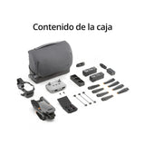DJI Mavic 3 Fly More Combo - Dron cámara con cámara Hasselblad CMOS 4/3, vídeo 5.1K, detección de obstáculos omnidireccional, 46 min de vuelo, transm. Color GrisCertificado C1
