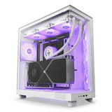 NZXT H6 Flow RGB Mid Tower Cristal Templado USB-C Blanca