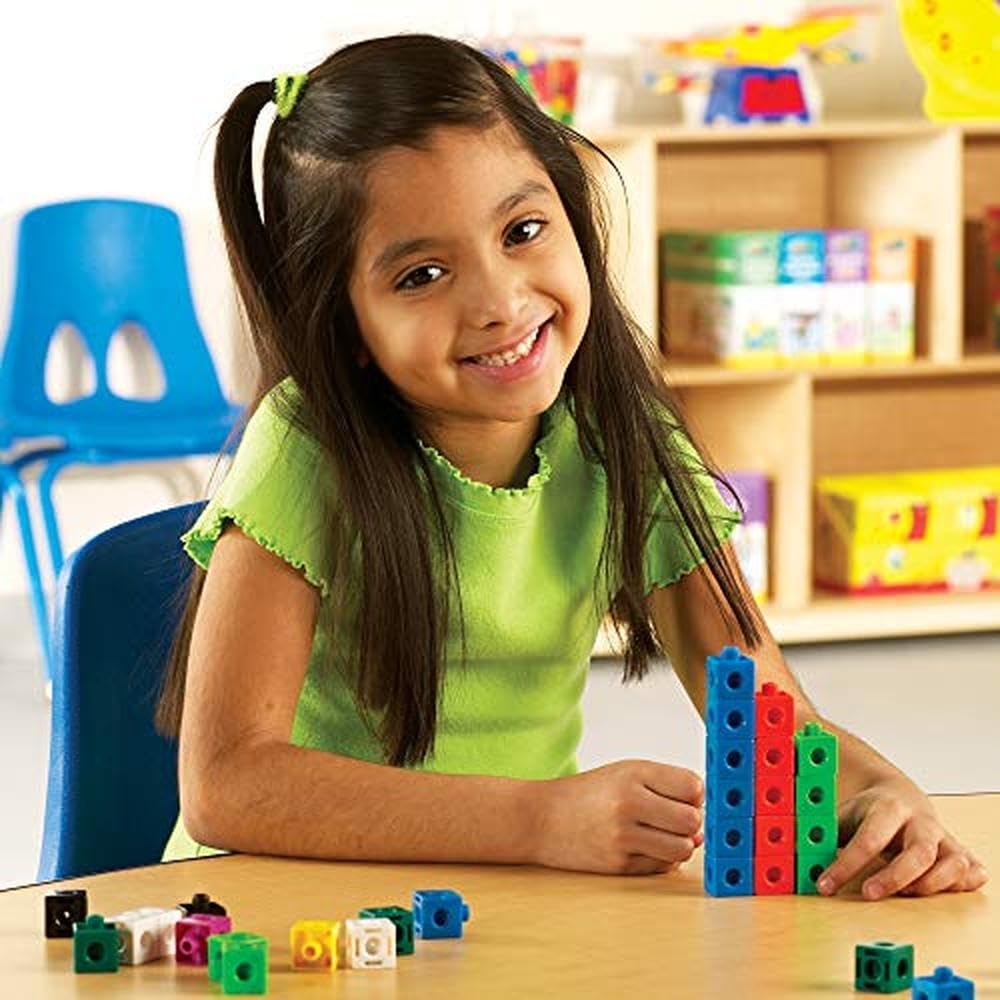 Learning Resources Cubos encajables Snap Cubes