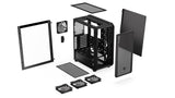 ENDORFY Arx 500 ARGB, Caja PC ATX, 4x140-mm-ARGB-Lüfter im Lieferumfang enthalten, Seitenwand aus gehärtetem Glas, hohe Kompatibilität mit Verschiedenen PC-Komponenten, EY2A011
