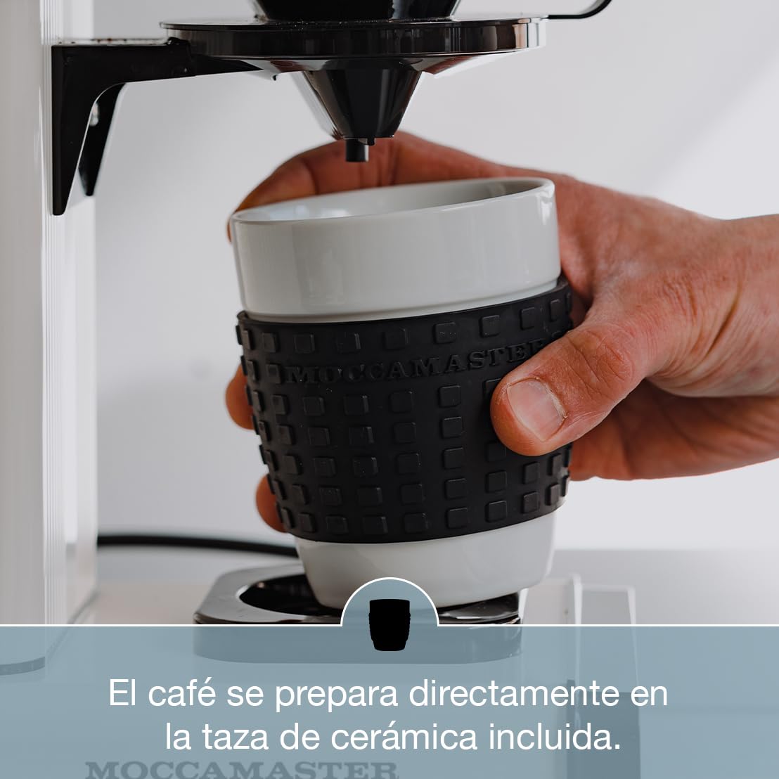 Moccamaster Cup-One, Cafetera de Filtro, Coffe to go, Cafetera, Crema