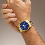 Reloj FESTINA para Hombre F20705/3 Timeless Chronograph Caja de Acero Inoxidable 316l Dorado Correa de Acero Inoxidable 316l Dorado