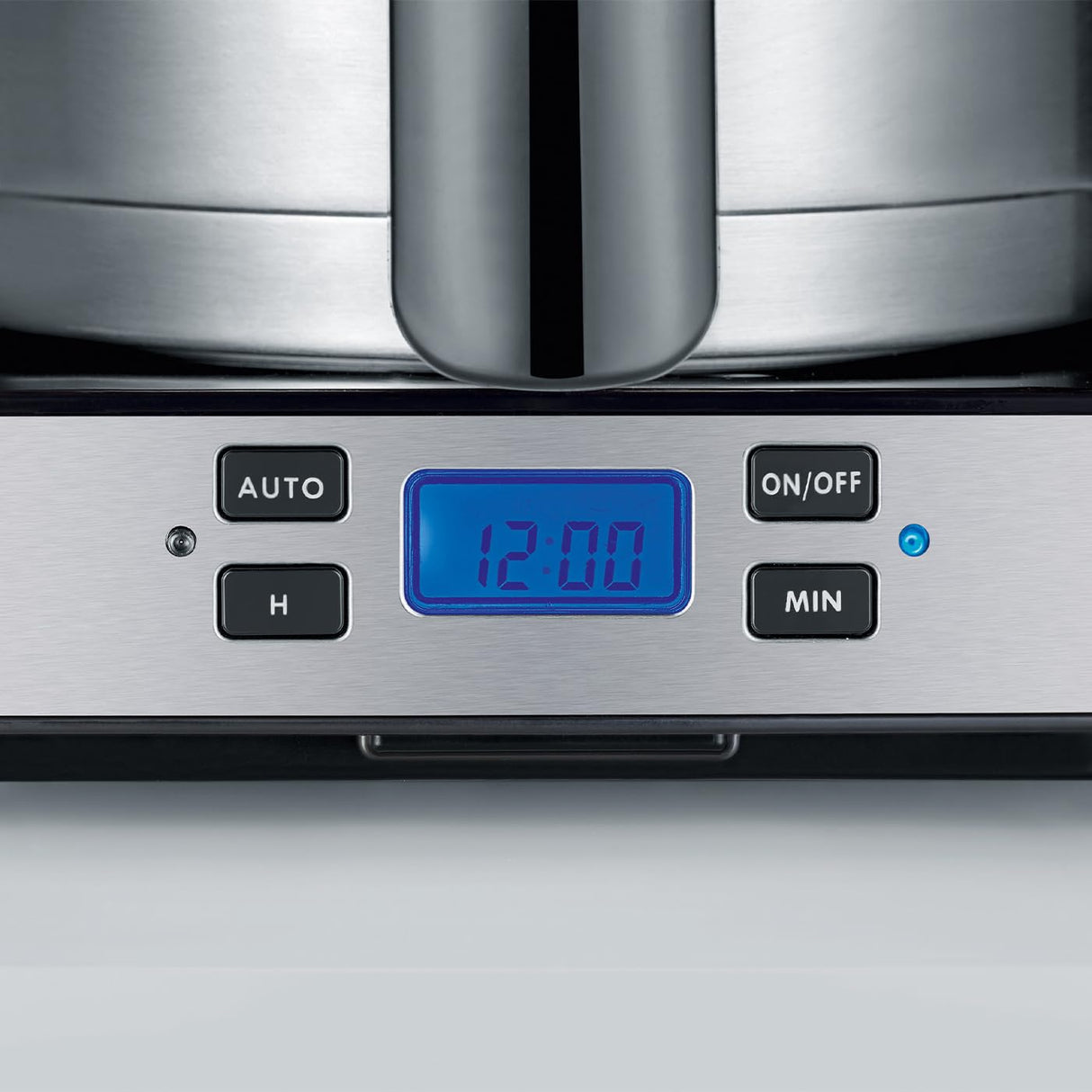GRAEF Cafetera de filtro FK512 negra temporizador, jarra de vacío de acero inoxidable, indicador del nivel de agua, desconexión automática y optimización del sabor gracias al gran cabezal de infusión