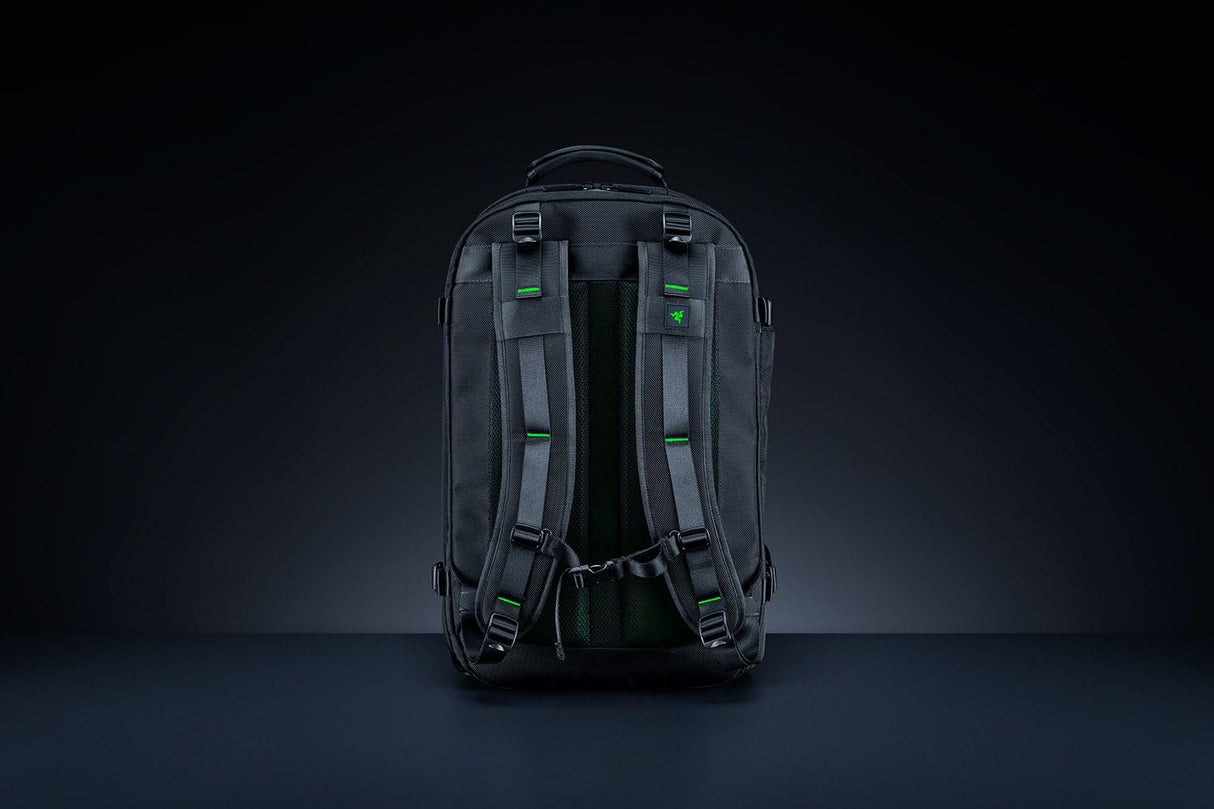 Mochila Razer Rogue V3 (15,6") - Mochila de viaje compacta (compartimento para portátil de hasta 15", resistente, cubierta exterior de poliéster) Negro/Chroma