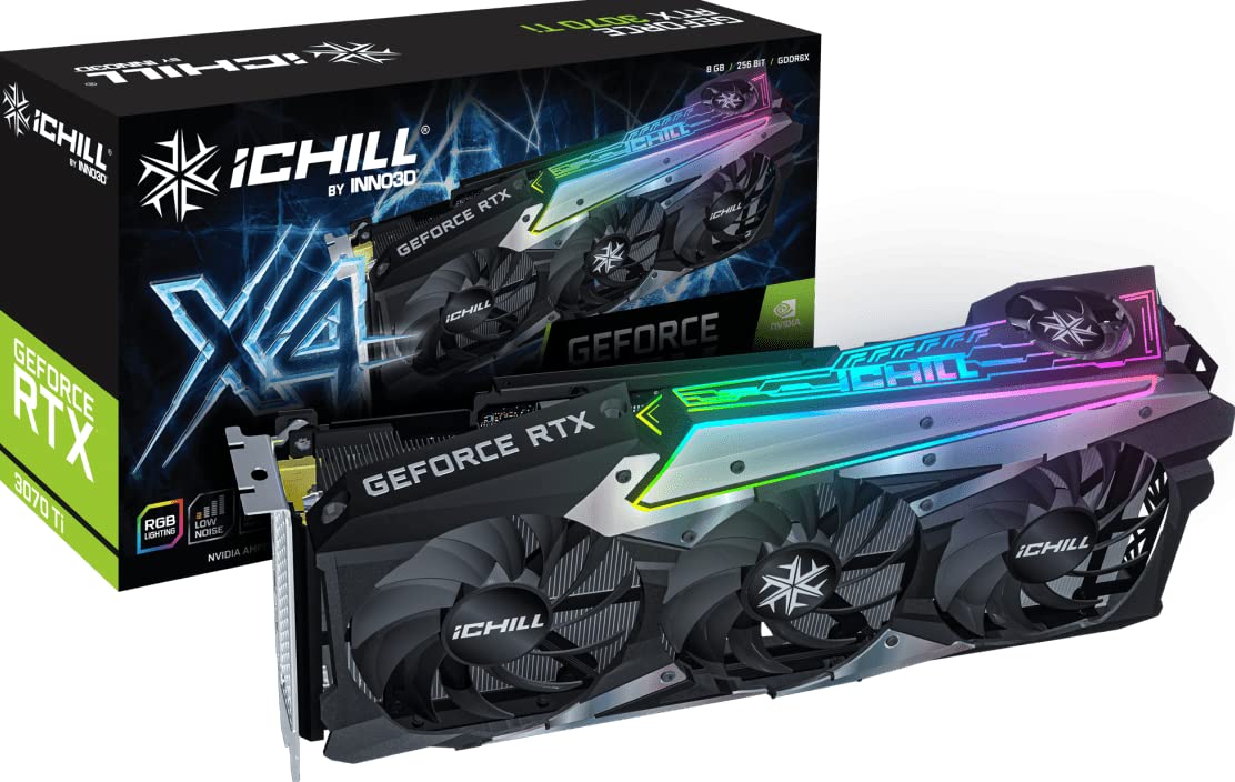 Inno3D iChill C307T4-086XX-1820VA35 carte graphique NVIDIA GeForce RTX 3070 Ti 8 Go GDDR6X