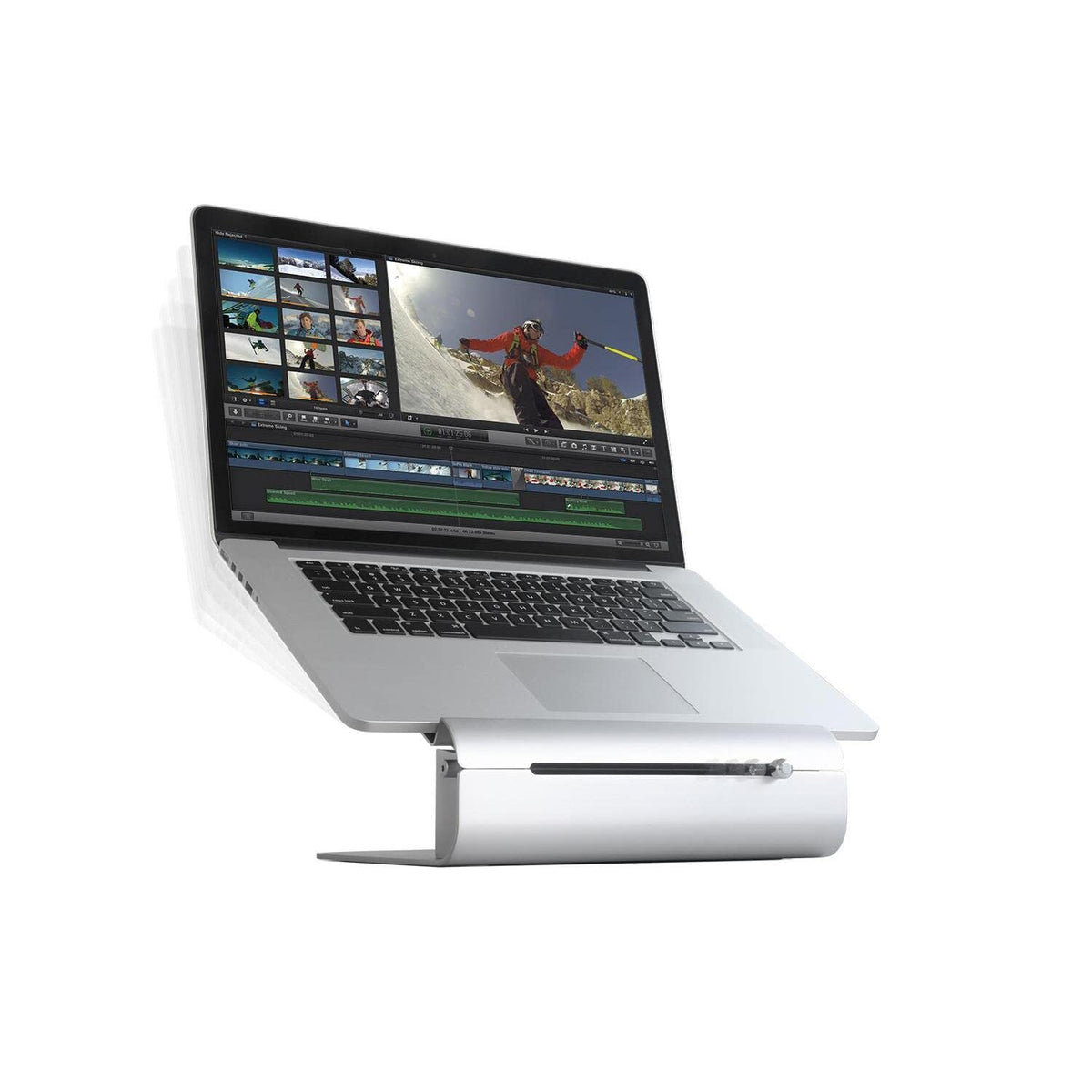 Rain Design iLevel2 Soporte Ajustable para MacBook - MacBook Pro - Soporte Laptop - Soporte Ordenador - Laptop Stand - Soporte de Portátil