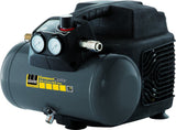 SCHNEIDER CPM, Compresor portátil sin aceite, depósito de 6 litros, presión máxima: 8 bar, Potencia: 1,5 CV, Nivel de ruido: 90 dB LwA