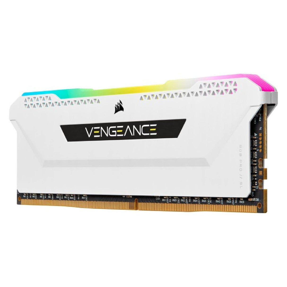 Corsair Memoria de escritorio VENGEANCE RGB PRO SL de 16 GB (2 x 8 GB) DDR4 3600 (PC4-28800) C18 de 1,35 V, blanco y negro