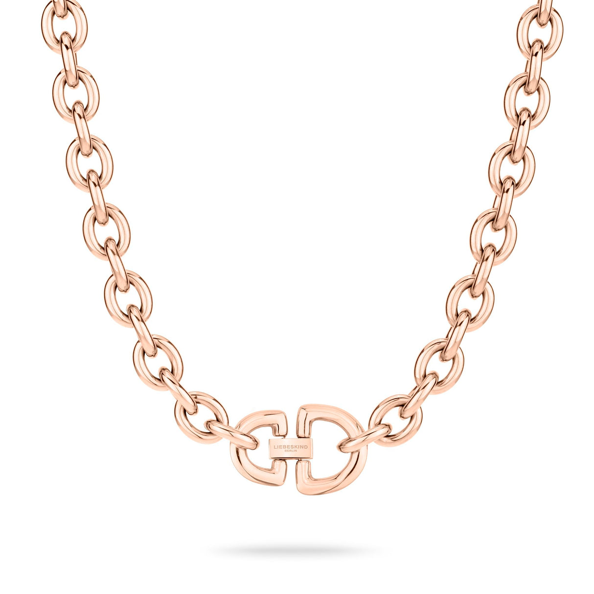 Liebeskind Berlin Collar Mujer LJ-1752-N-45 en acero inoxidable IP oro rosa