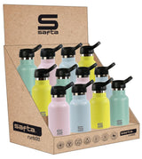 Safta CIELO EMPOLVADO - Expositor de Botellas, Resistente, Ligero, Duradero, de gran Calidad, 31.5x19.5x23.5 cm