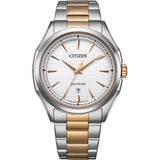 Citizen Reloj Analógico para Hombres de Cuarzo japonés con Correa en Acero Inoxidable AW1756-89A
