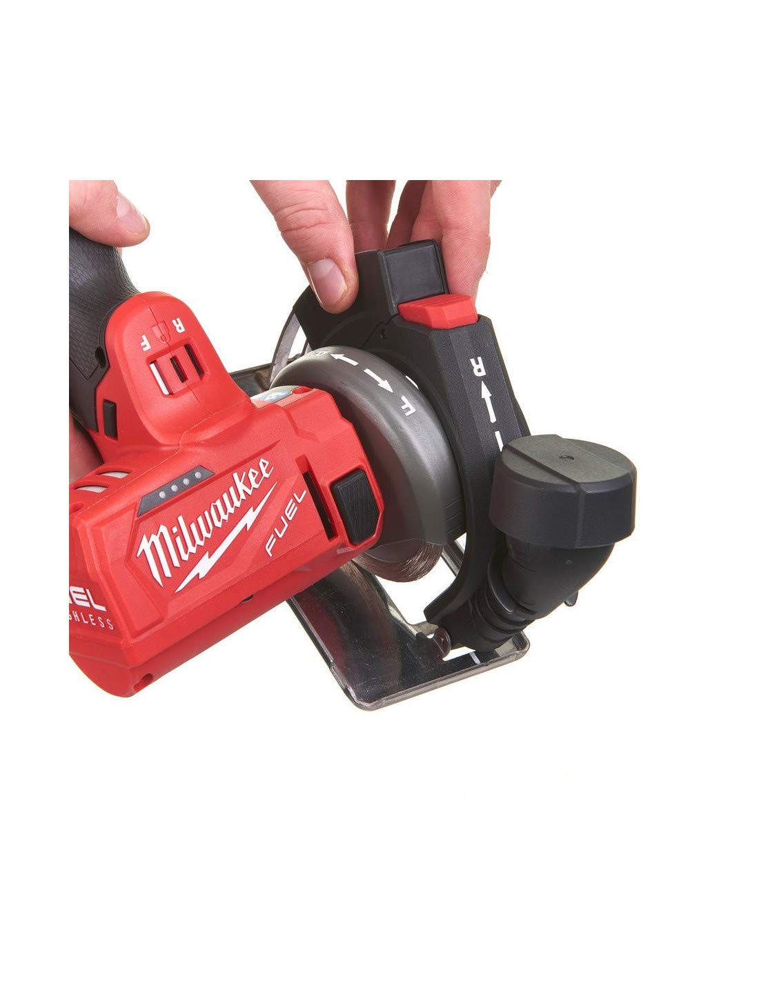 Milwaukee - Cortadora 12V FUEL, disco 76mm, disco diamante, disco TCT y disco abrasivo M12FCOT-422X MILWAUKEE