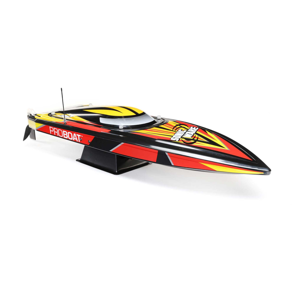 Pro Boat Sonicwake V2 PRB08032V2T1 - Pilas de 36 Pulgadas sin escobillas para Barco RC sin escobillas y Cargador no Incluido Negro