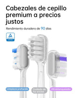 Laifen Wave Cepillo de Dientes Eléctrico Sónico Primera 60° Oscilación y Vibración 45 Días de Autonomía con 3 Cabezales Aceptado por ADA Personalización APP Antimoho Viaje Adultos (Acero Inoxidable)