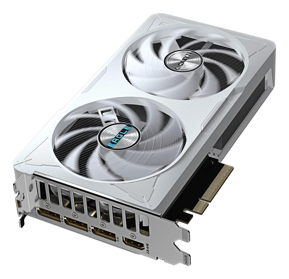 Gigabyte GeForce RTX 5060 Eagle OC Ice 8G Tarjeta Gráfica - 8GB GDDR7, 128bit, PCI-E 5.0, 2550 MHz Frecuencia del núcleo, 3 x DisplayPort, 1 x HDMI, GV-N5060EAGLEOC ICE-8GD
